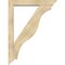 Ekena Millwork Funston Traditional Rough Sawn Bracket w/ Offset Brace, Douglas Fir, 6"W x 36"D x 48"H BKT0604X36X48FST01RDF - alternate 4